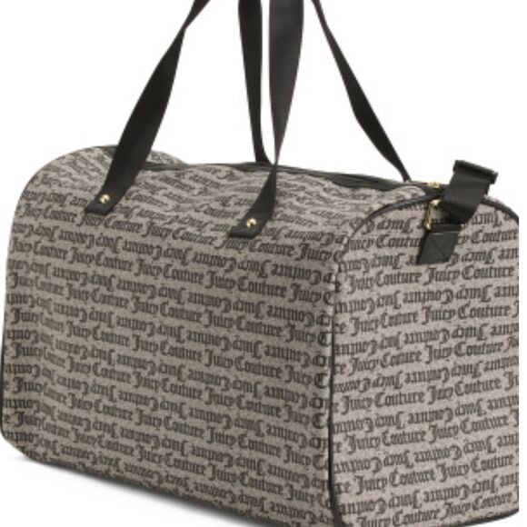 Juicy Couture Glitter Sport Logo Overnighter Bag - Picture 5 of 8